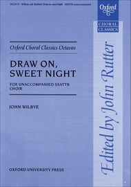 Draw on Sweet Night SSATTB choral sheet music cover